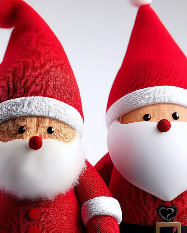 Plush Santa Claus Figures - Gambar 3