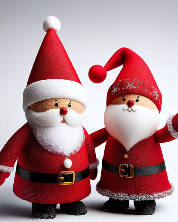 Plush Santa Claus Figures