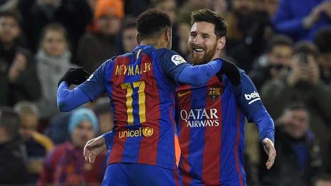 neymar tolak tayuan messi